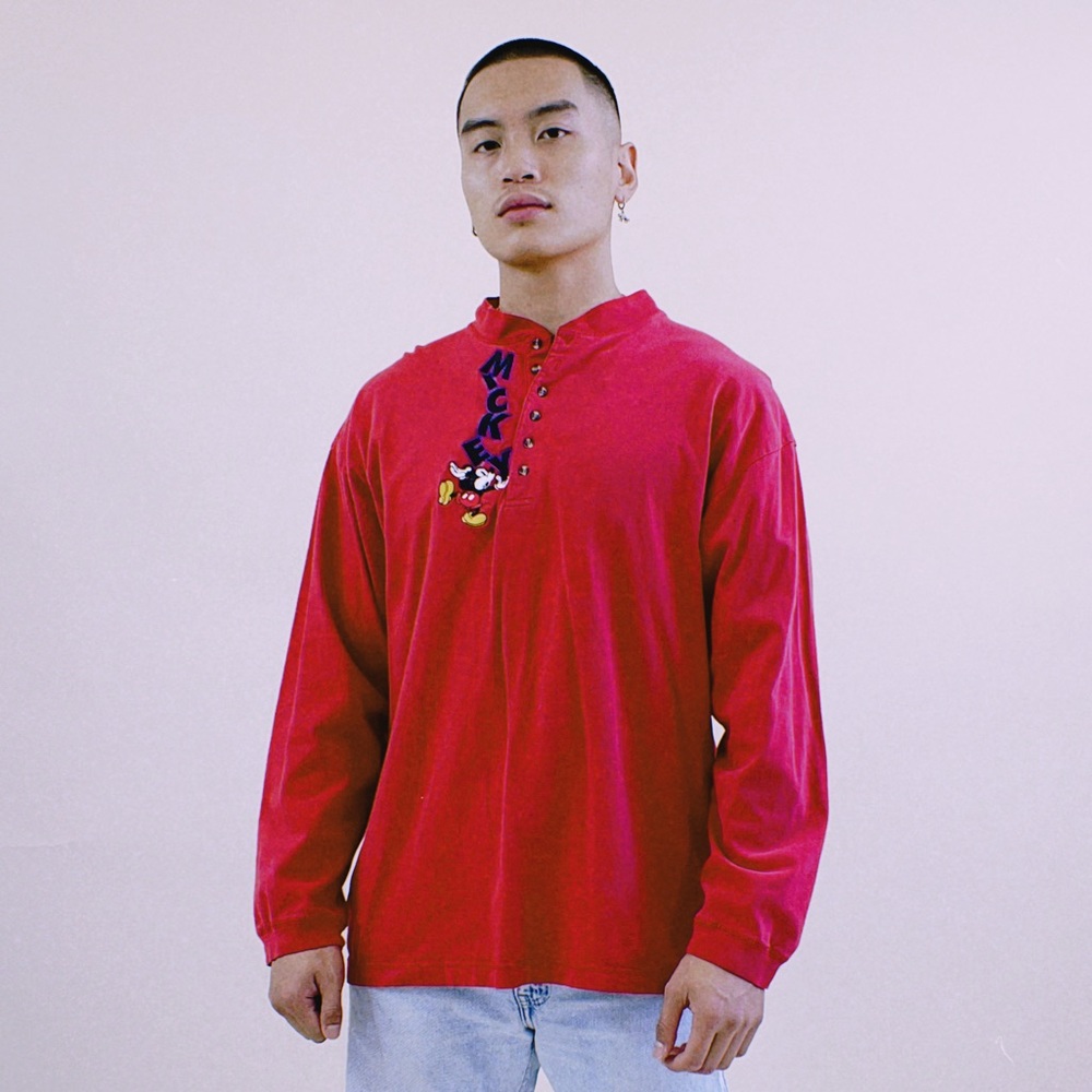 Vintage Mickey Mouse Long Sleeve Shirt